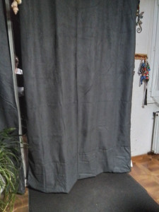 Photo de galerie - Réalisé ce jour ourlets pour mes doubles rideaux de salon