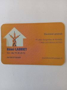 Photo de galerie - Carte de visite professionnel

