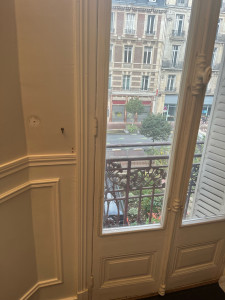 Photo de galerie - Pose porte fenêtre mixte bois allu 