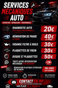 Photo de galerie - Multiservice auto, a domicile ou sur place