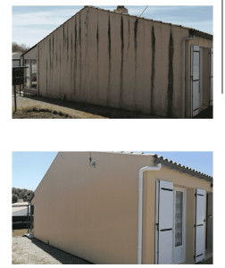 Photo de galerie - Traitement antie mousse façade 