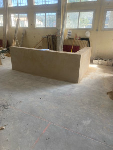 Photo de galerie - Mur d’angle avec crépi!!