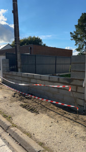 Photo de galerie - Murette parpaings 