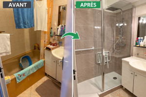 Photo de galerie - Pose de douche