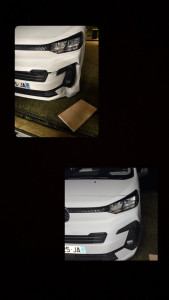 Photo de galerie - Redressage pare choc avant sans peinture Citroën jumpy 
