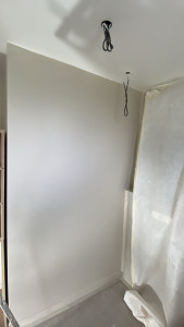 Photo de galerie - 1ére application de peinture ressource dans sdb 