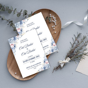 Photo de galerie - Chez nous, chaque détail compte. Faire-part de mariage, d’anniversaire, cartes de visite, papeterie sur-mesure… on transforme vos moments forts et votre image en créations élégantes, uniques et mémorables.