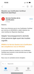 Photo de galerie - Diplôme troubles cognitifs 