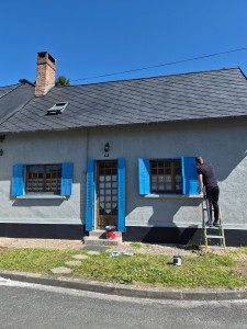 Photo de galerie - Peinture façade et volet