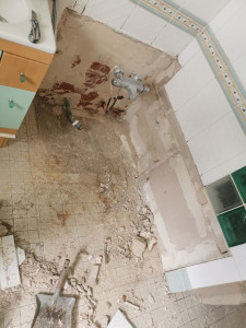 Photo de galerie - Rénovation de la salle de bain avant