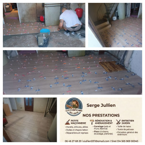 Photo de galerie - Pose de carrelage 