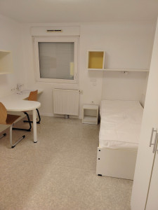 Photo de galerie - Remise en état et nettoyage de chambre d'étudiante après fin de bail 
