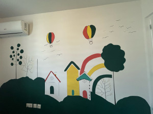 Photo de galerie - Fresque murale enfant