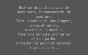 Photo de galerie - Bricolage et multi services