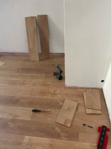 Photo de galerie - Pose de parquet - Revêtement de sol