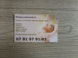 Photo de galerie - Je suis. massothérapeute depuis une dizaine d'années. hésitez pas à me contacter. a bientôt 