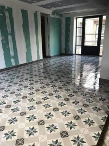 Photo de galerie - Pose carrelage