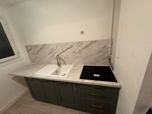 Photo de galerie - Pose d’une cuisine