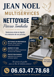 Photo de galerie - Nettoyage de pierres tombales 