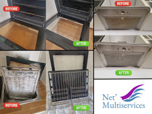 Photo de galerie - Remise en état : de la cuisine (fours, plaques de cuisson, hottes, joints de réfrigérateur) aux zones difficiles d'accès comme les grilles d'aération, VMC, lustres et radiateurs non démontables...