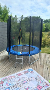 Photo de galerie - Montage Trampoline.