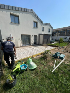 Photo de galerie - Création d'une terrasse en béton