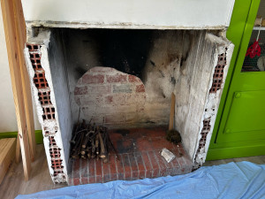 Photo de galerie - Habillage de cheminée 