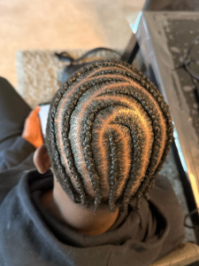 Photo de galerie - Tresses collées homme 