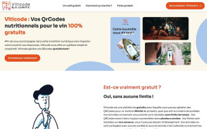 Photo de galerie - Viticode, un outil en ligne gratuit pour les vignerons : ils remplissent la fiche nutritionnelle de leur vin et obtiennent le QR code à imprimer sur l'étiquette