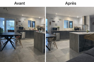Photo de galerie - Transformation de la cuisine grâce à un désencombrement et une organisation optimisée : plus d’espace, plus de clarté et plus de confort au quotidien ✨