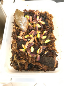 Photo de galerie - Lentilles au riz cannelle badiane poivre noir laurier oignon frit huile d’olive
