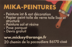 Photo de galerie - Peinture intérieure extérieur 
Tapisserie 
toile de verre et rénove lisse
parquet flottant et coller
peinture sol
 devis gratuit 

 