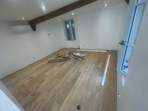 Photo de galerie - Pose de parquet - Revêtement de sol