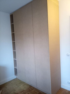 Photo de galerie - Création d'un dressing sur mesure en MDF