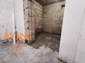 Photo de galerie - Avant création de la nouvelle salle de bain 