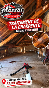 Photo de galerie - Traitement de charpente 