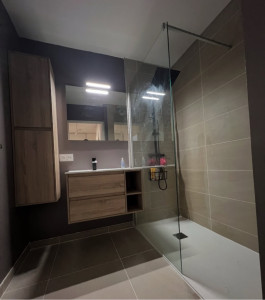 Photo de galerie - Réfection complète d'une salle de bain sur Villeurbanne