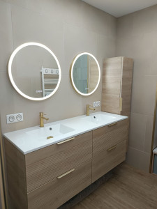 Photo de galerie - Salle de bain rénovation.