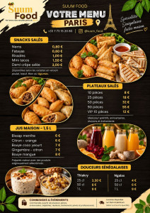 Photo de galerie - Découvrez nos spécialités sénégalaises faites maison : snacks salés, plateaux à partager, jus maison et douceurs traditionnelles. 