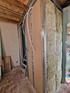 Photo de galerie - Isolation cloison 