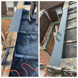 Photo de galerie - Pose de couvertine 