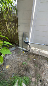 Photo de galerie - Installation moteur portail électrique à bras hydraulique 