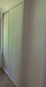 Photo de galerie - Fabrication d’un Dressing avec portes coulissantes 