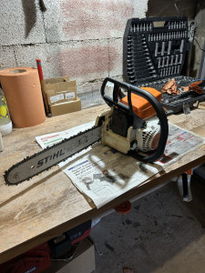 Photo de galerie - Remise en route complète de cette stihl MS230c