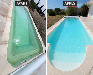 Photo de galerie - Nettoyage piscine plus chlorer 
