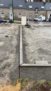 Photo de galerie - Réalisation de pose de bordure T1