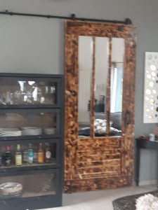 Photo de galerie - Fabrication porte  gallandages ? Et pause