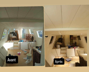 Photo de galerie - 
« Peinture de péniches intérieur 