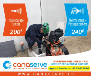 Photo de galerie - Hydrocurage et passage caméra