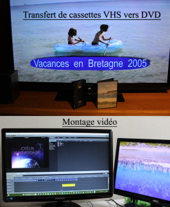 Photo de galerie - Transformation de vos cassettes VHS en DVD
Montage vidéo